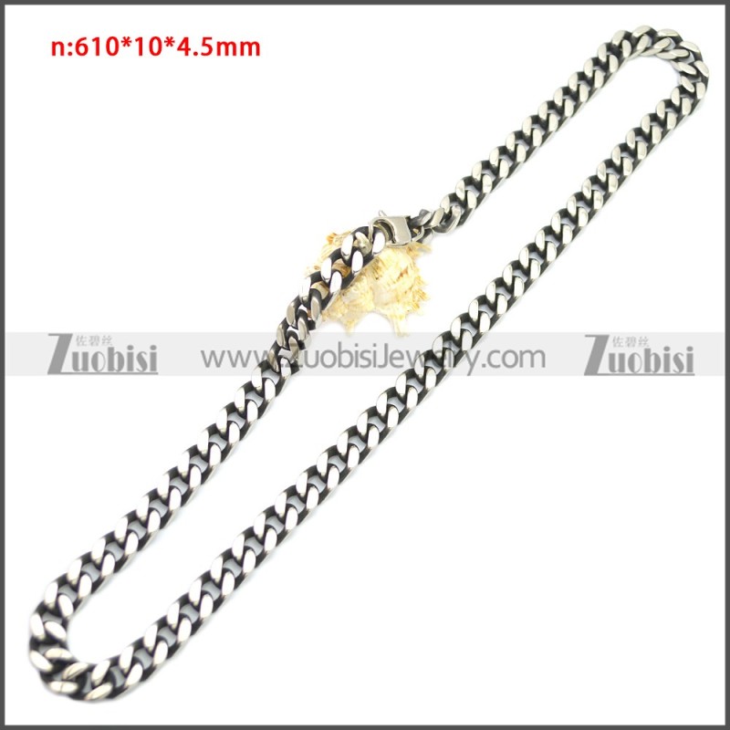Stainless Steel Chain Neckalce n003144SA2