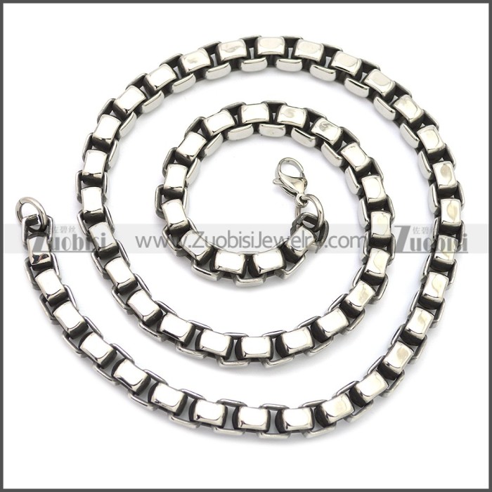 Stainless Steel Chain Neckalce n003150SA4