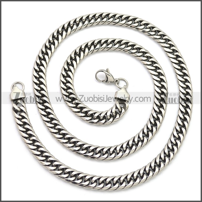 Stainless Steel Chain Neckalce n003149SA5