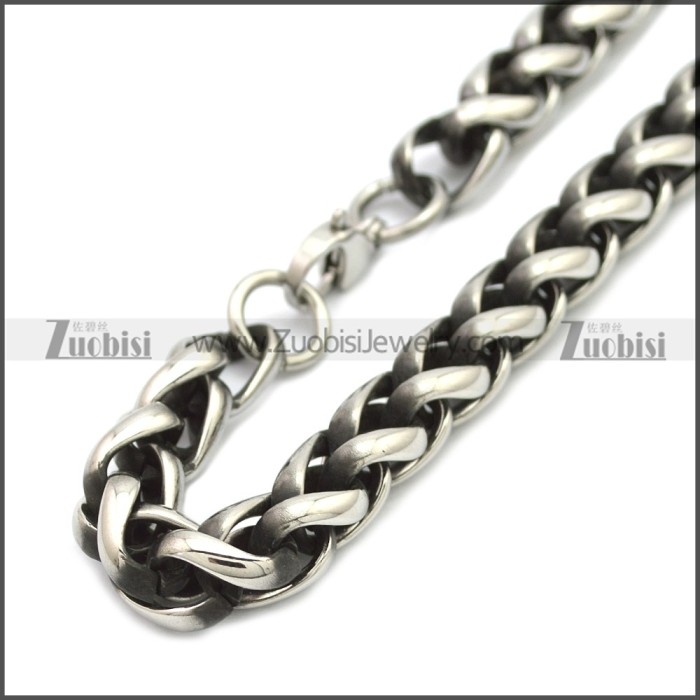 Stainless Steel Chain Neckalce n003143SA5