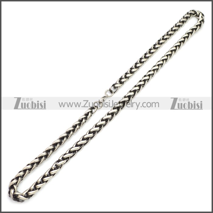 Stainless Steel Chain Neckalce n003143SA5