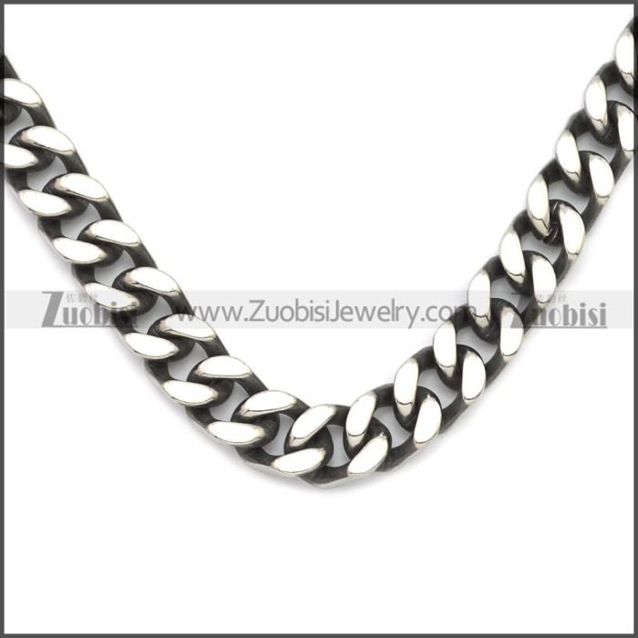 Stainless Steel Chain Neckalce n003144SA2