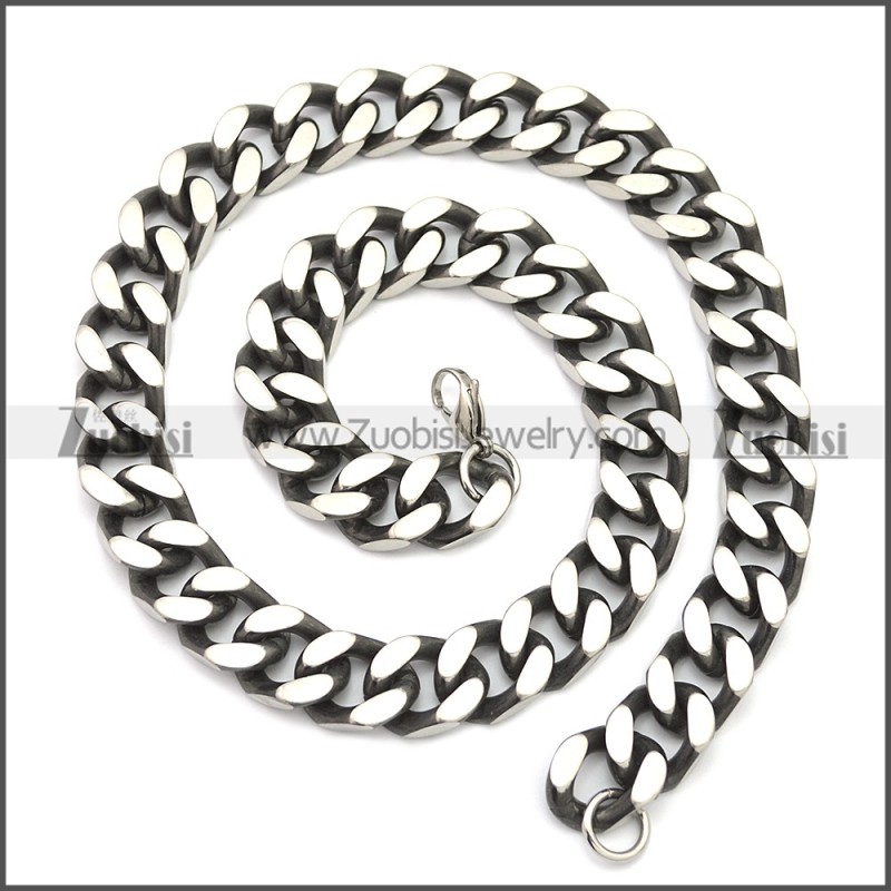 Stainless Steel Chain Neckalce n003148SA5