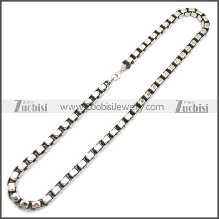 Stainless Steel Chain Neckalce n003150SA4