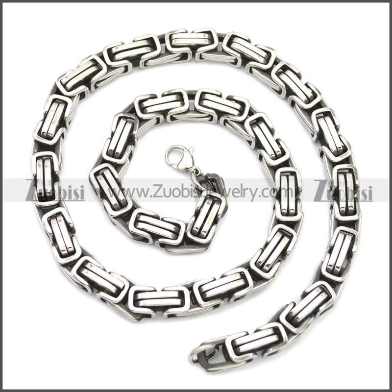 Stainless Steel Chain Neckalce n003147SA5