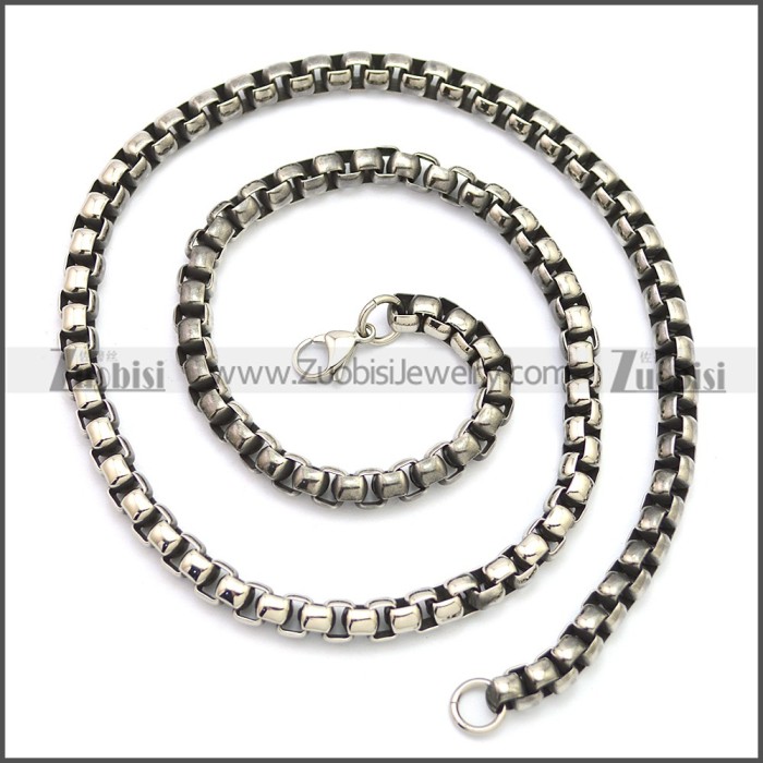 Stainless Steel Chain Neckalce n003151S4