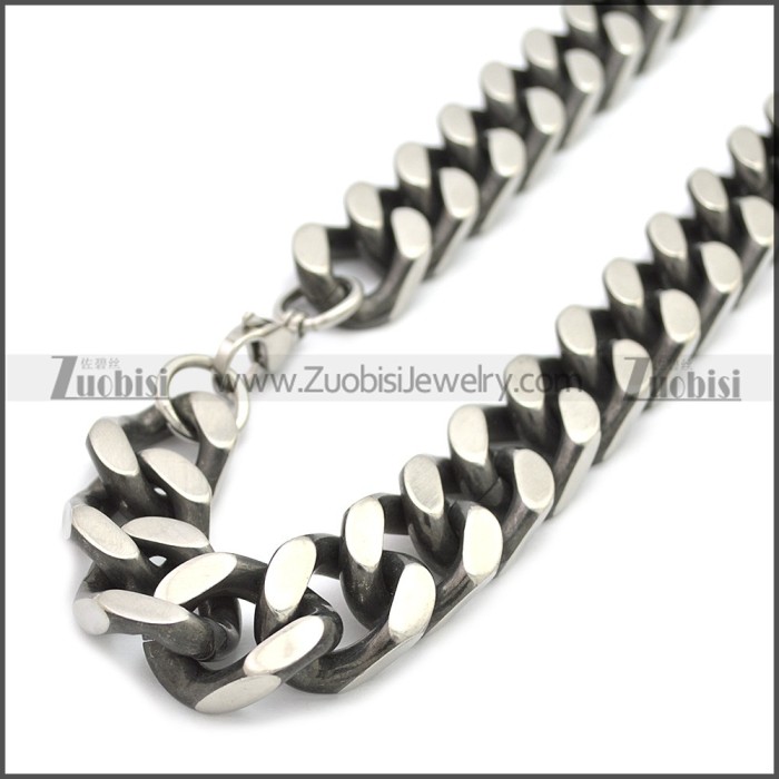 Stainless Steel Chain Neckalce n003148SA4