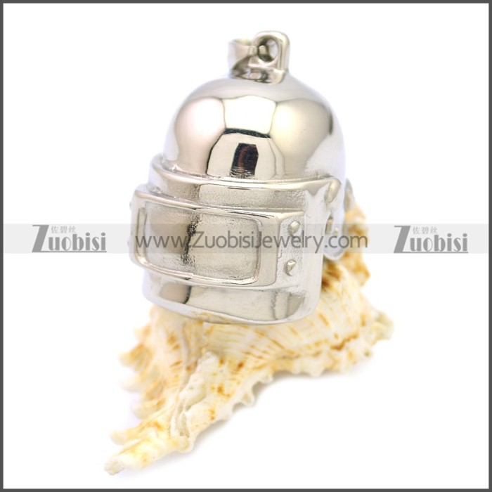 Stainless Steel Welders Helmet Pendant p010706S