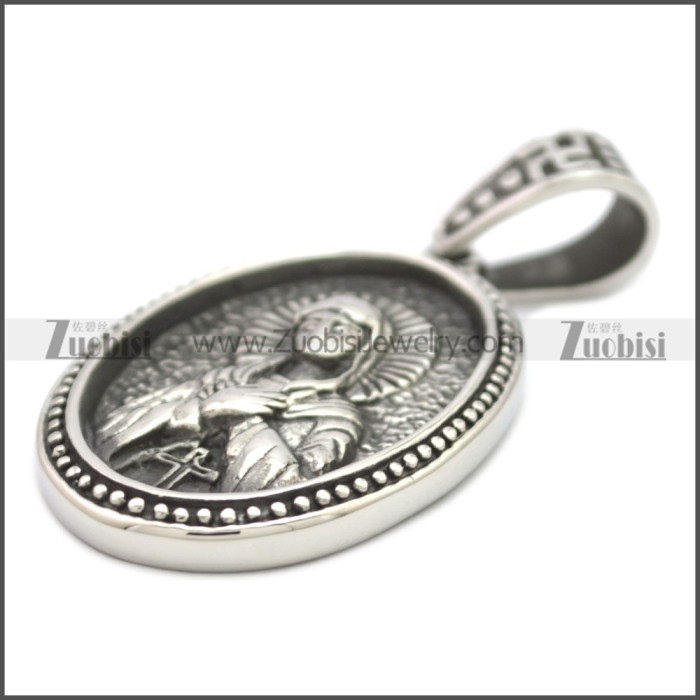 Big Casting Stainless Steel Virgin Mary Pendant p010649SH
