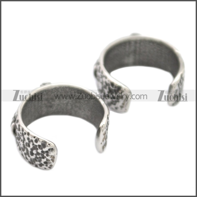 Vintage Stainless Steel Ankh Cross Ear Cuf e002112SA
