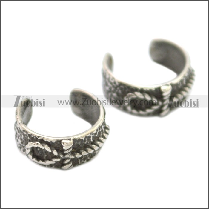 Vintage Stainless Steel Ankh Cross Ear Cuf e002112SA