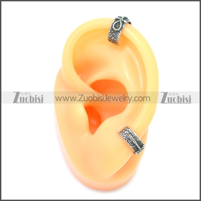 Vintage Stainless Steel Ankh Cross Ear Cuf e002112SA