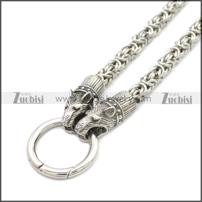 Wolf Viking Necklace n003156S