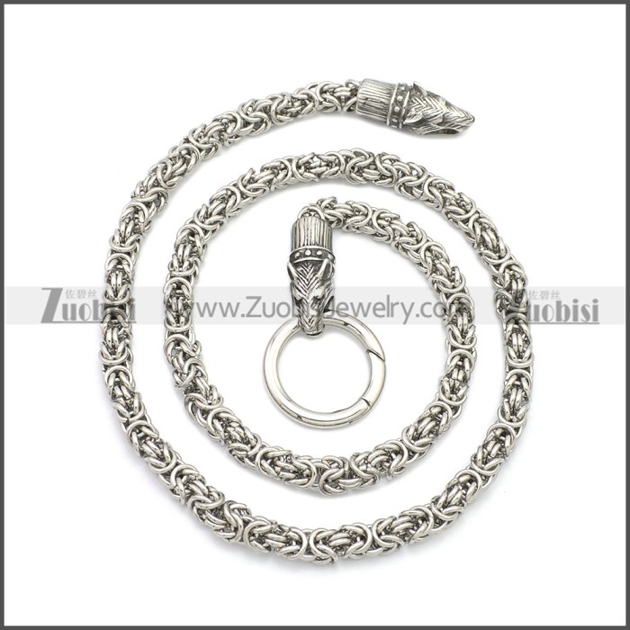 Wolf Viking Necklace n003156S
