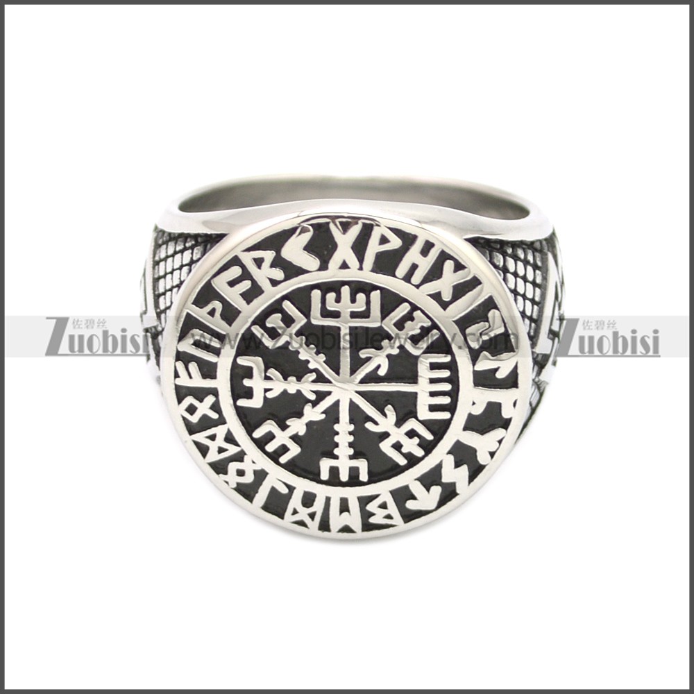 Stainless Steel Ring r008682SH - Zuobisi Jewelry