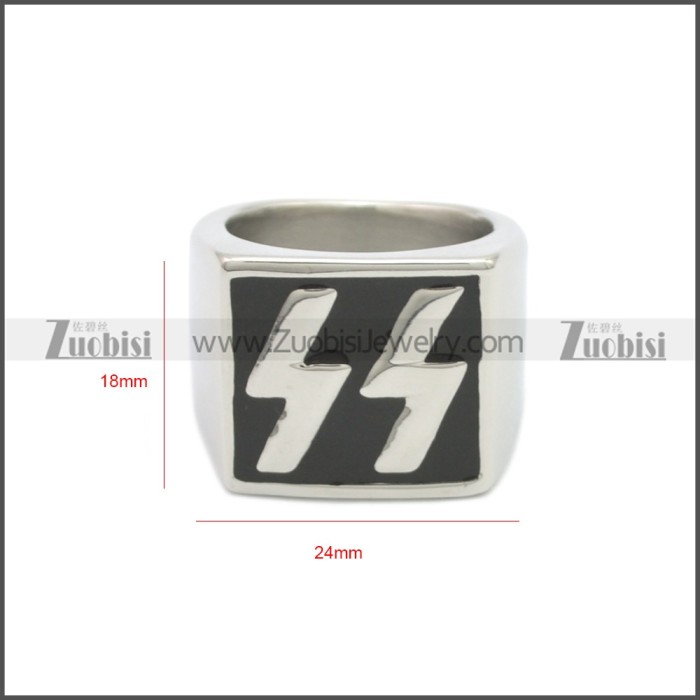 Stainless Steel Ring r008685SH