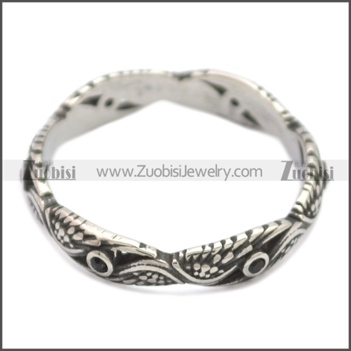 Stainless Steel Ring r008607SH3