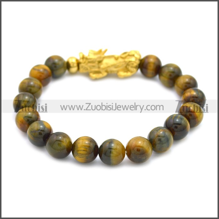 Feng Shui Wealth Tiger Eye Stone Bracelet b009868G1