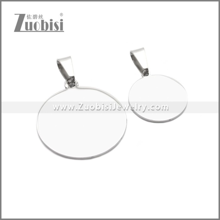 DIY Handicrafts Stamping Blanks Silver Round Metal Charms 30mm Wide p010772S1