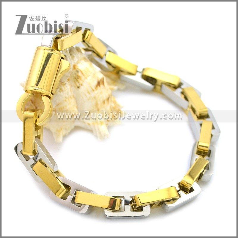 Stainless Steel Bracelet b009928GS