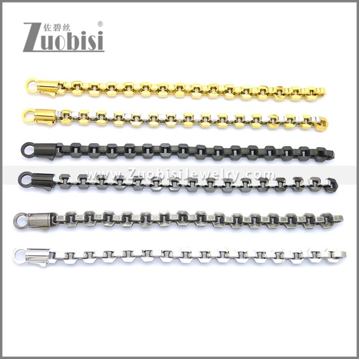 Stainless Steel Bracelet b009939GS