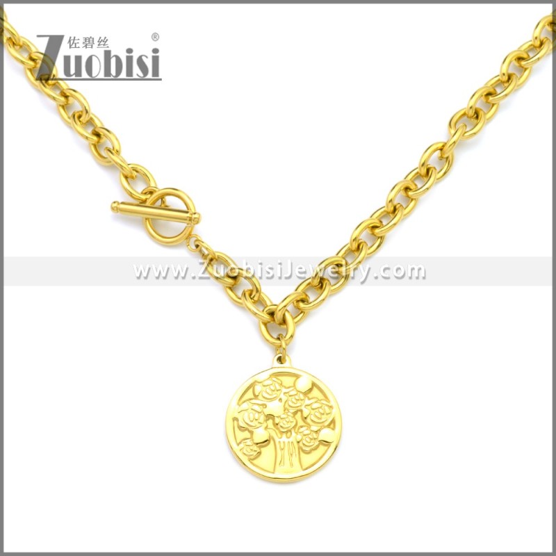 Stainless Steel Neckalce n003163G
