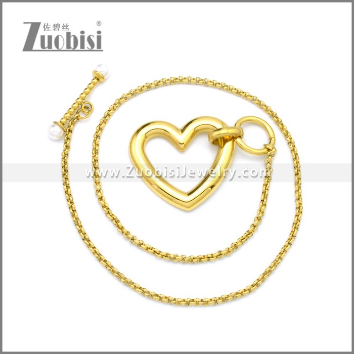 Stainless Steel Neckalce n003159G