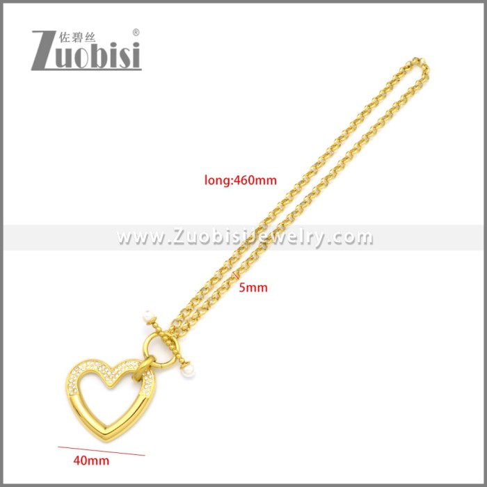 Stainless Steel Neckalce n003160G