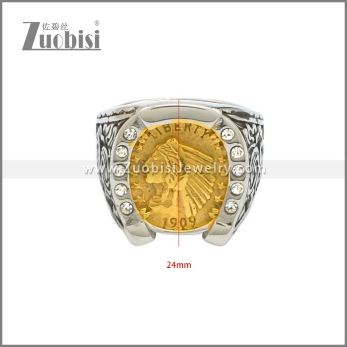 Stainless Steel Ring r008640SAG