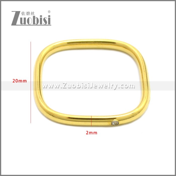 Stainless Steel Ring r008702G