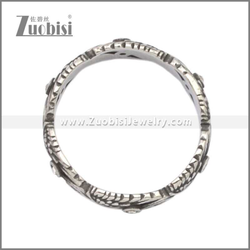 Stainless Steel Ring r008723SA3
