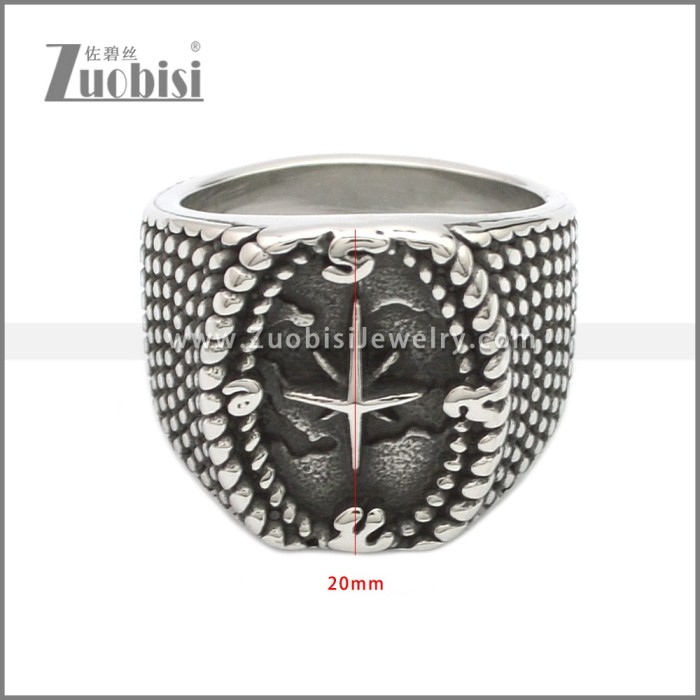 Stainless Steel Ring r008657SA