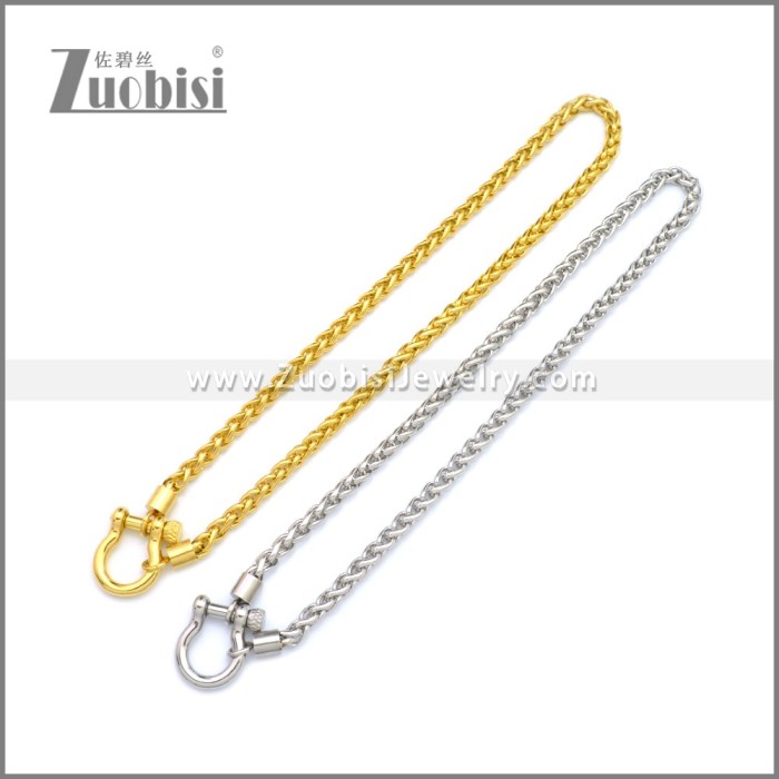 Stainless Steel Neckalce n003165G