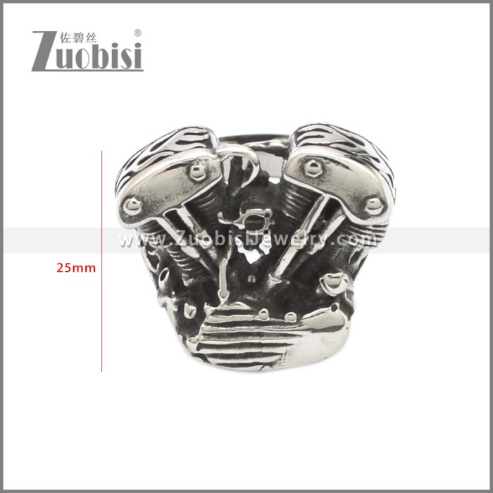 Stainless Steel Ring r008621SA