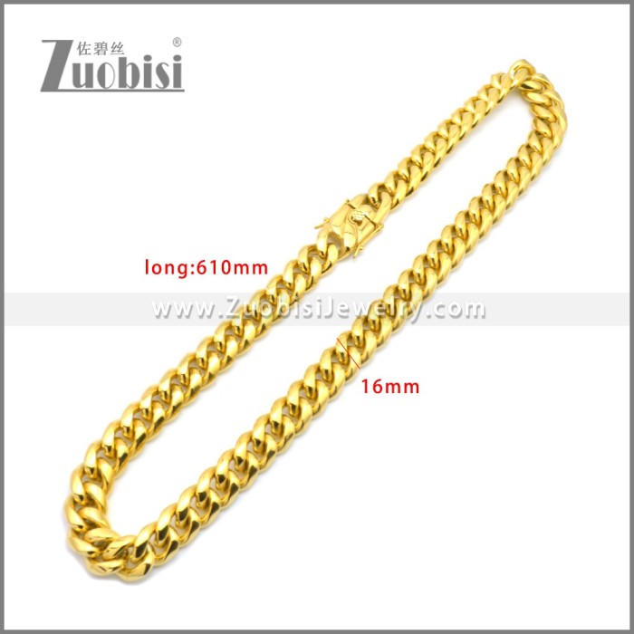 Stainless Steel Neckalce n003171G1