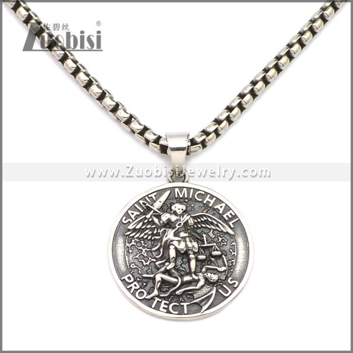 Vintage Saint Michael Pendant p010827SA