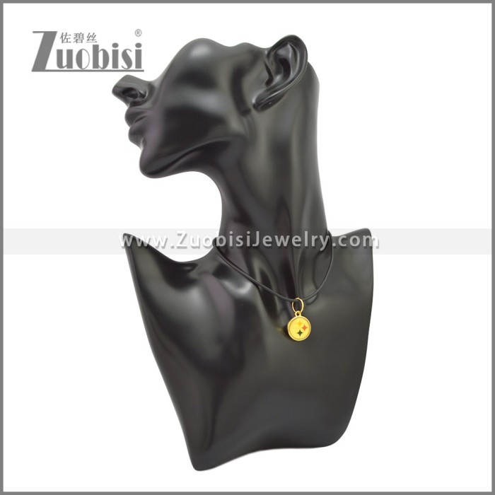 Rubber Necklace W Stainless Steel Clasp n003197HG