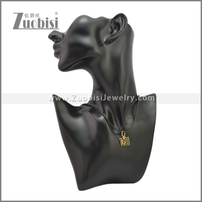 Rubber Necklace W Stainless Steel Clasp n003194HG
