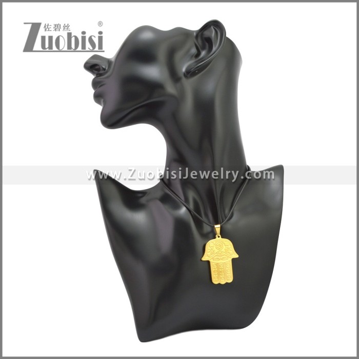 Rubber Necklace W Stainless Steel Clasp n003176HG2