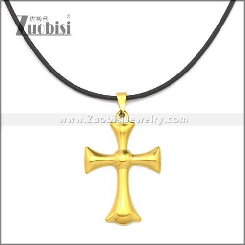 Rubber Necklace W Stainless Steel Clasp n003182HG