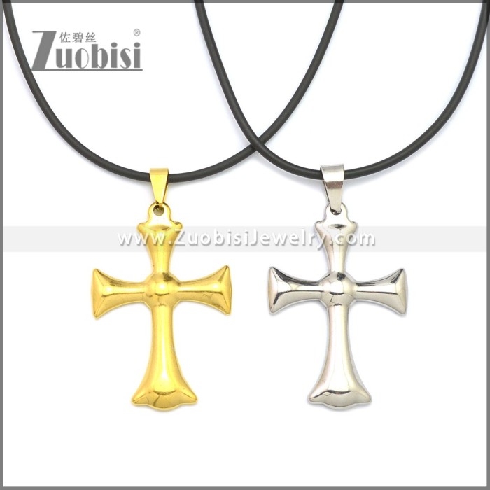 Rubber Necklace W Stainless Steel Clasp n003182HS