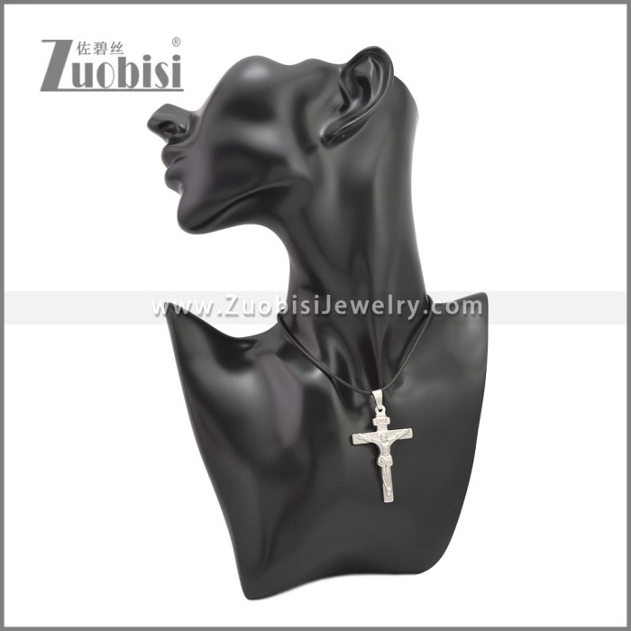 Rubber Necklace W Stainless Steel Clasp n003181HS