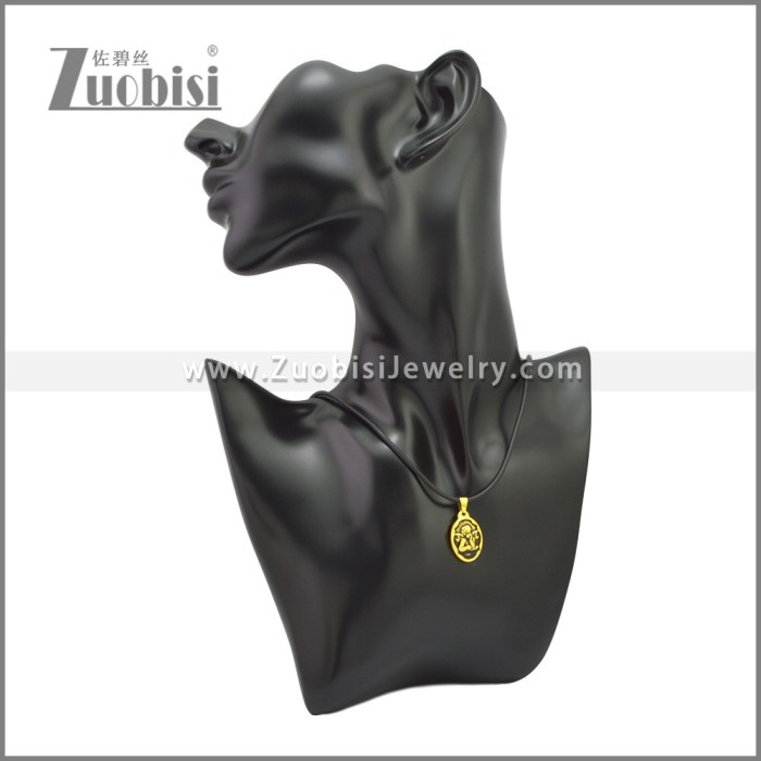 Rubber Necklace W Stainless Steel Clasp n003184HG