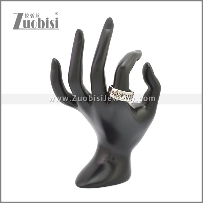 Stainless Steel Norse Viking Symbol Ring r008751S