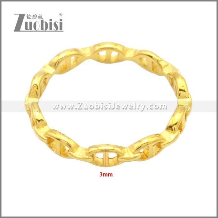 Stainless Steel Ring r008757G