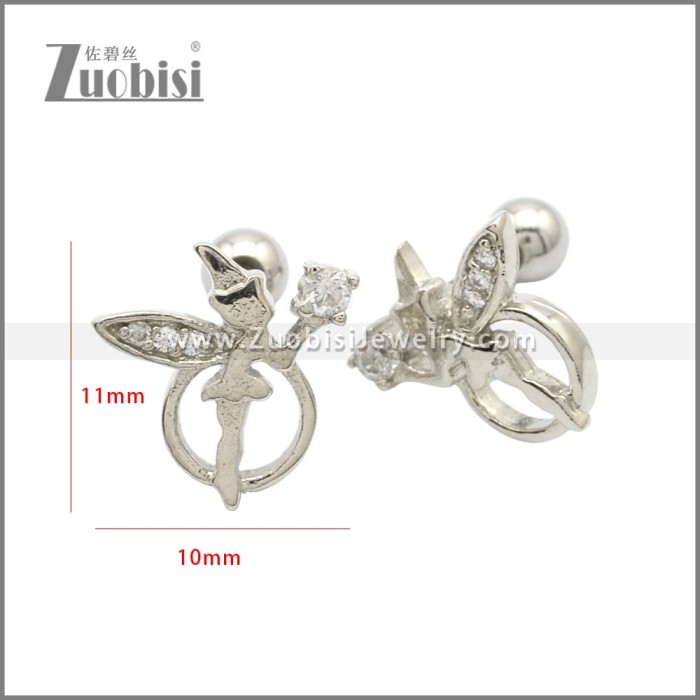 Stainless Steel Earring e002176S1