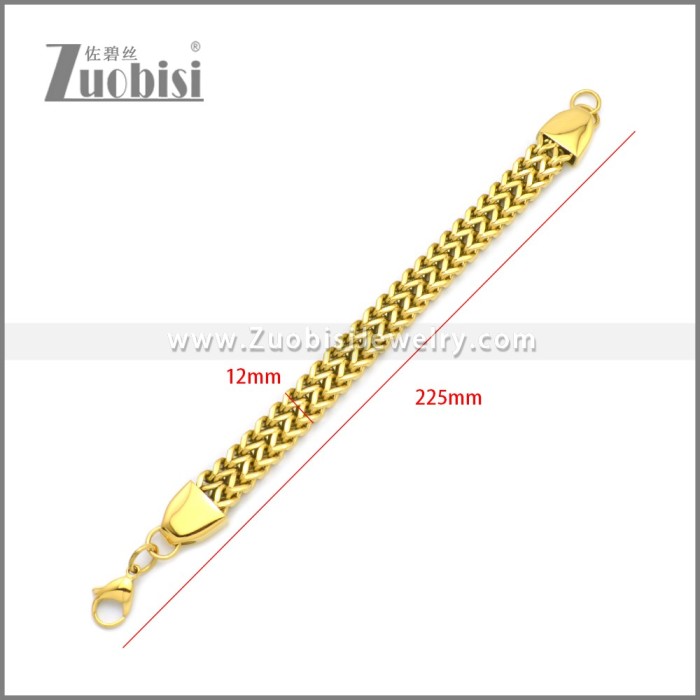 Stainless Steel Bracelet b010081G