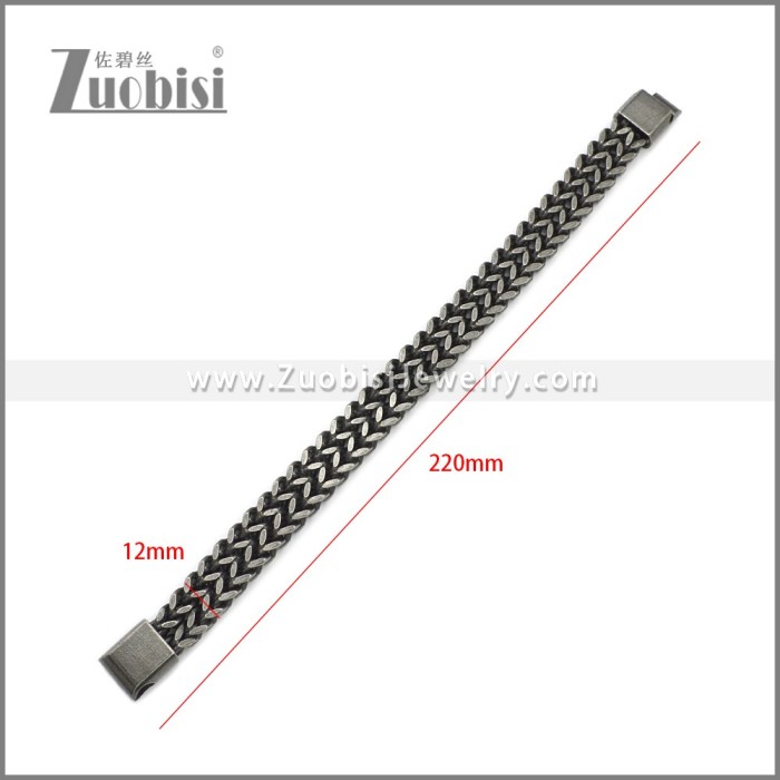 Stainless Steel Bracelet b010084A