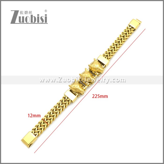Stainless Steel Bracelet b010080G