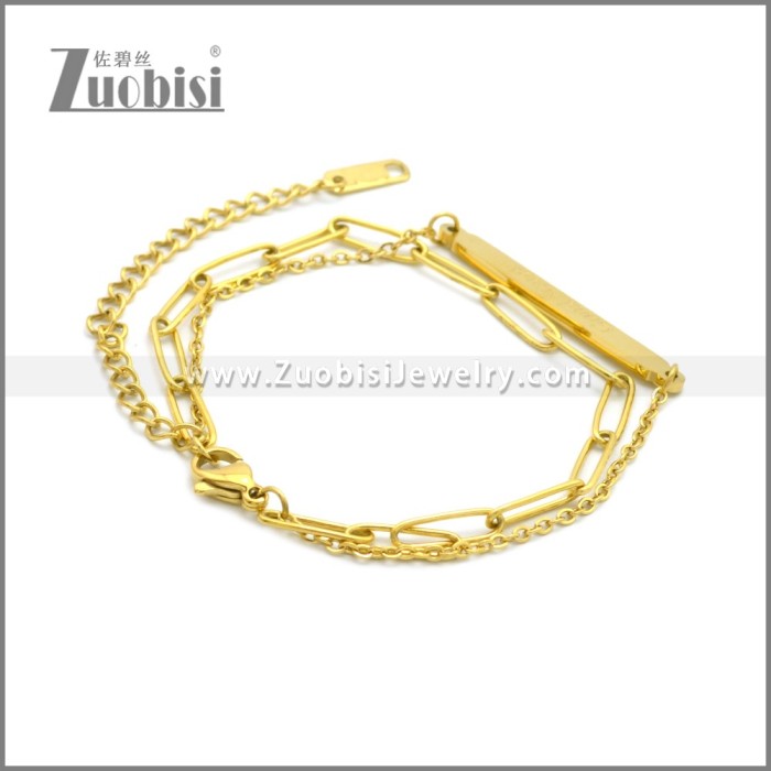 Stainless Steel Bracelet b010066G